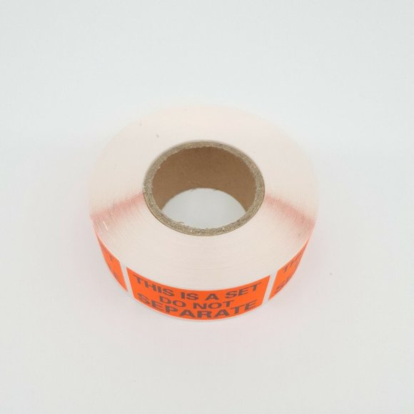 This Is a Set Do Not Separate Stickers FBA Shipping Supplies 500 Piece Roll - Picture 5 of 8